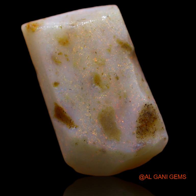 5.00 Cts Natural Australian Fire Opal Loose Gemstone Fancy Rough 15x9x5 mm R-994