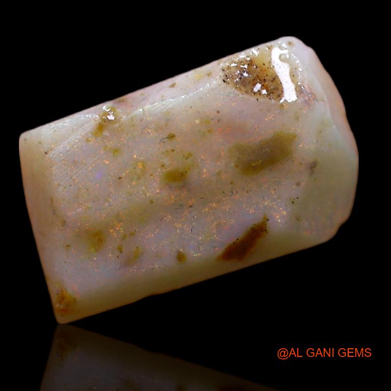 5.00 Cts Natural Australian Fire Opal Loose Gemstone Fancy Rough 15x9x5 mm R-994