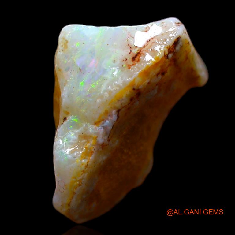 3.00 Cts Natural Australian Fire Opal Loose Gemstone Fancy Rough 13x10x6 mm R-996