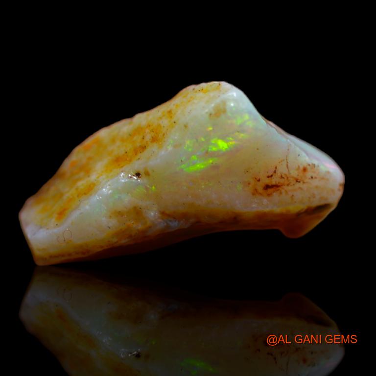 3.00 Cts Natural Australian Fire Opal Loose Gemstone Fancy Rough 13x10x6 mm R-996