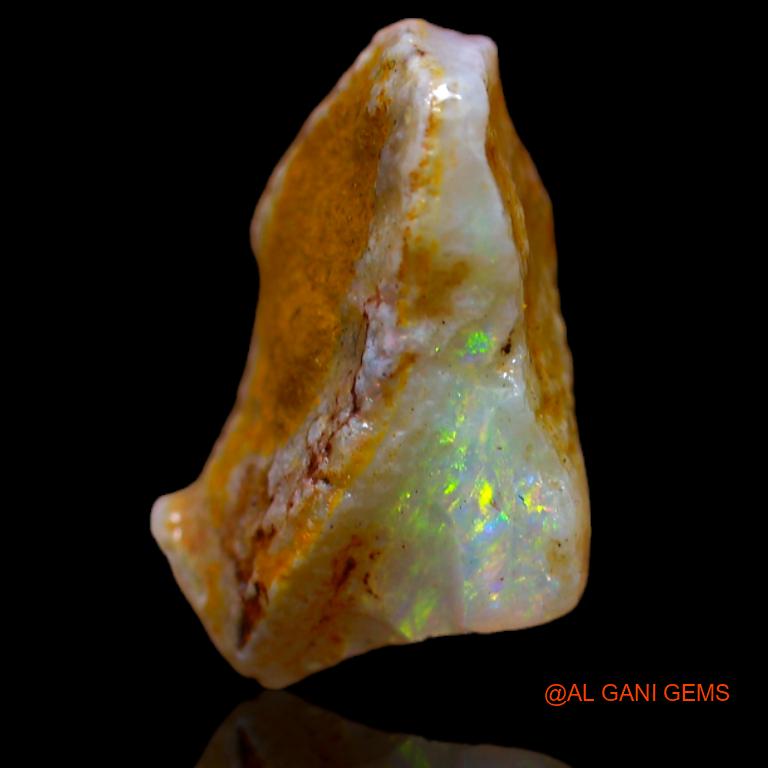 3.00 Cts Natural Australian Fire Opal Loose Gemstone Fancy Rough 13x10x6 mm R-996