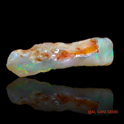 3.00 Cts Natural Australian Fire Opal Loose Gemstone Fancy Rough 15x10x4 mm R-998