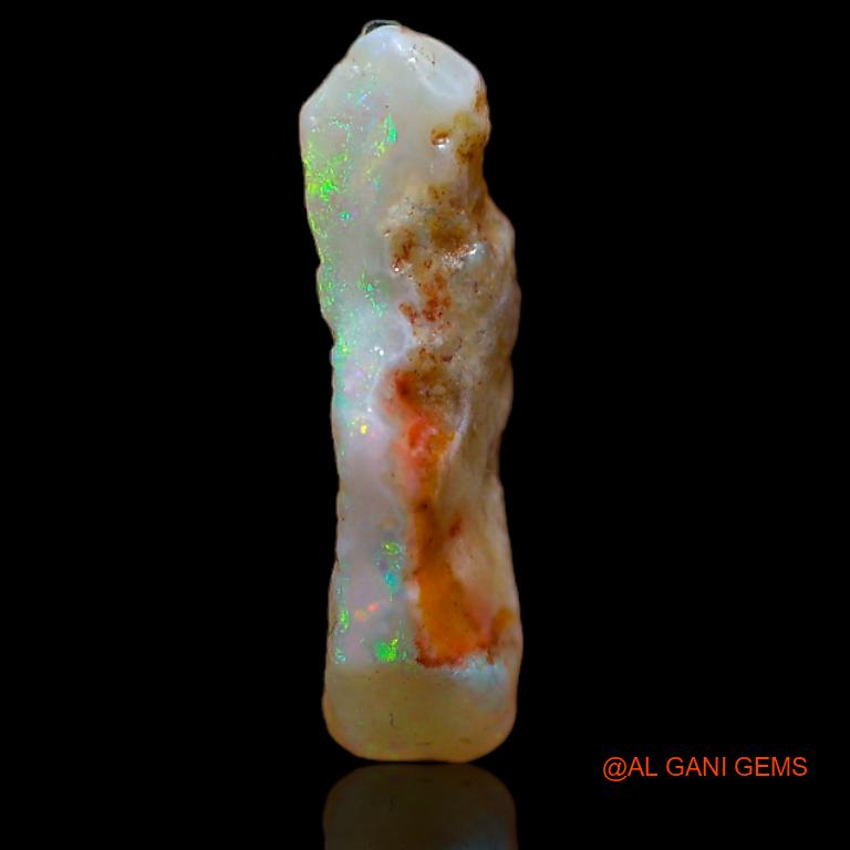 3.00 Cts Natural Australian Fire Opal Loose Gemstone Fancy Rough 15x10x4 mm R-998