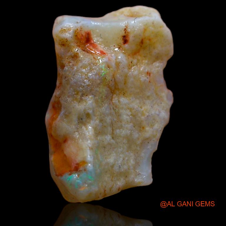 3.00 Cts Natural Australian Fire Opal Loose Gemstone Fancy Rough 15x10x4 mm R-998