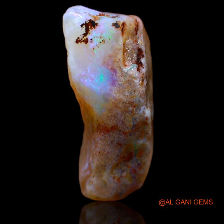 5.00 Cts Natural Australian Fire Opal Loose Gemstone Fancy Rough 14x13x6 mm R-999