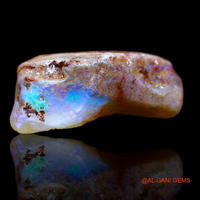 5.00 Cts Natural Australian Fire Opal Loose Gemstone Fancy Rough 14x13x6 mm R-999