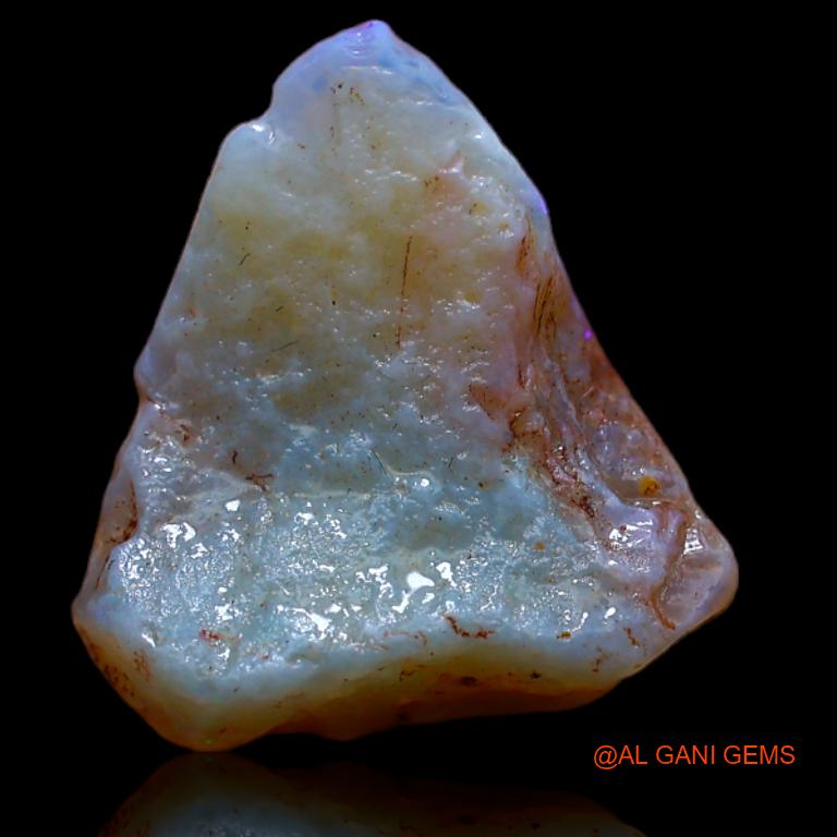 5.00 Cts Natural Australian Fire Opal Loose Gemstone Fancy Rough 14x13x6 mm R-999