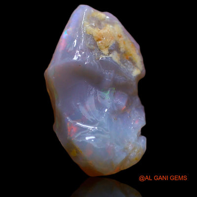 3.00 Cts Unheated Australian Fire Opal Loose Gemstone Fancy Rough Natural 15x9x4 mm RA-1000
