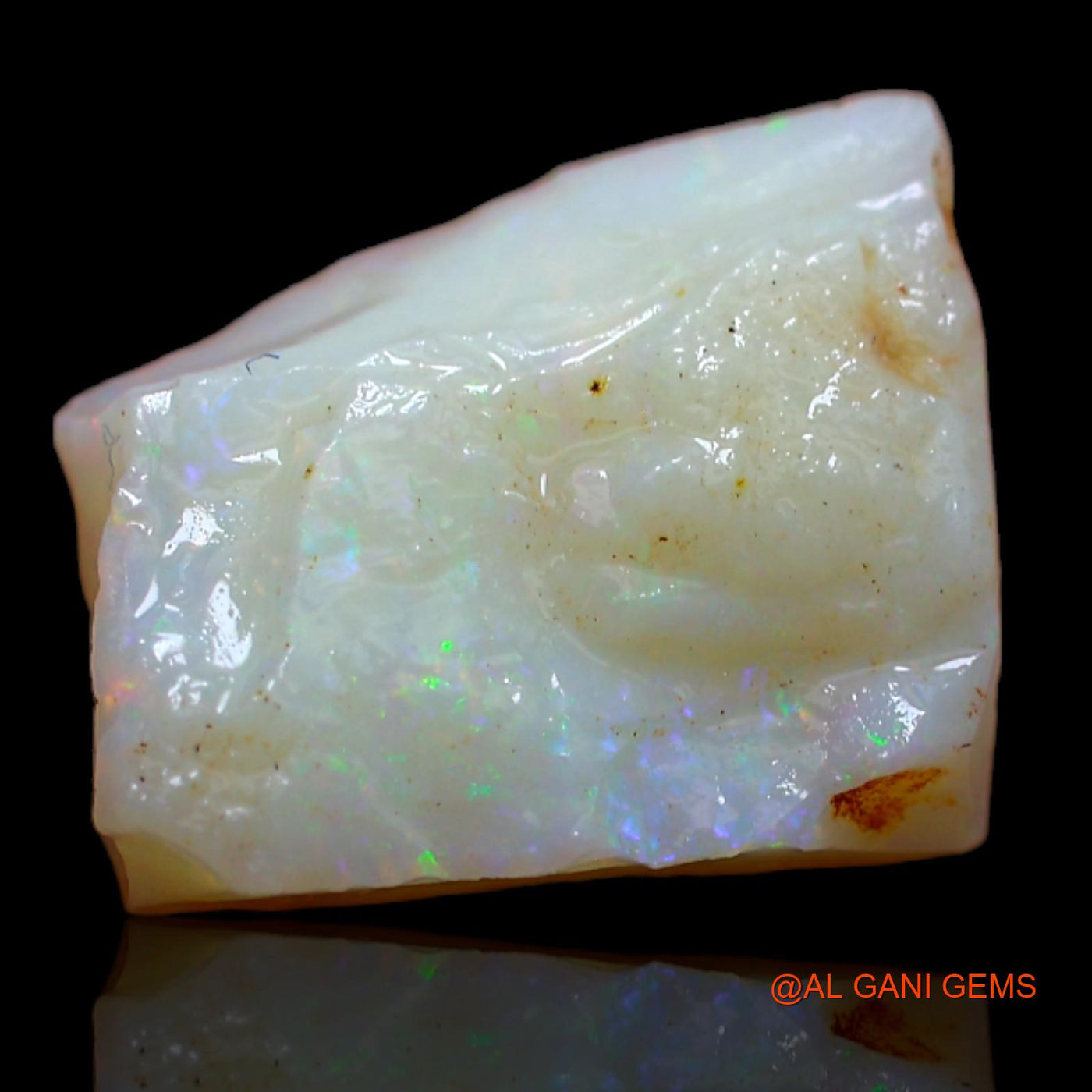 6.10 Cts Natural Australian Fire Opal Loose Gemstone Fancy Rough 14x12x5 mm RA-100