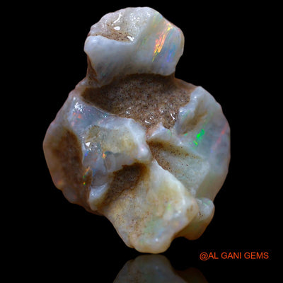 Natural Untreated Fire Opal Loose Gemstone Fancy Rough From Australia 23.95 Cts 26x20x14 mm RA-103