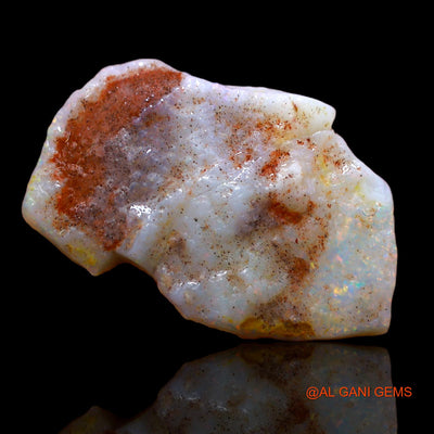 10.45 Cts Natural Australian Fire Opal Loose Gemstone Fancy Rough 25x16x8 mm RA-108