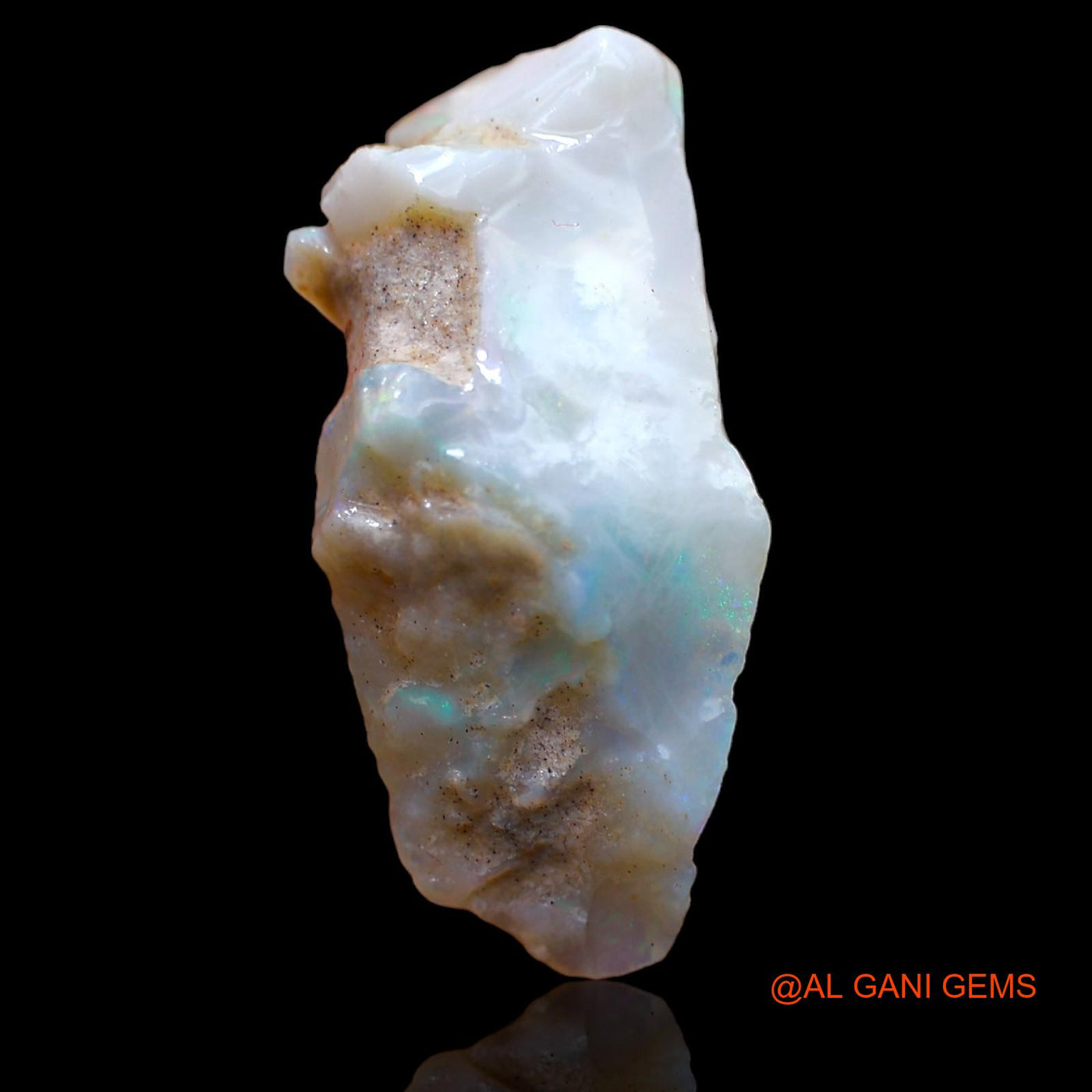 13.15 Cts Natural Australian Fire Opal Loose Gemstone Fancy Rough 26x12x8 mm RA-109