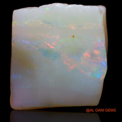 Natural Fire Opal Gemstone 5.75 Cts Loose Fancy Rough From Australia 11x11x6 mm RA-10