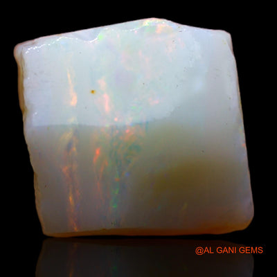 Natural Fire Opal Gemstone 5.75 Cts Loose Fancy Rough From Australia 11x11x6 mm RA-10