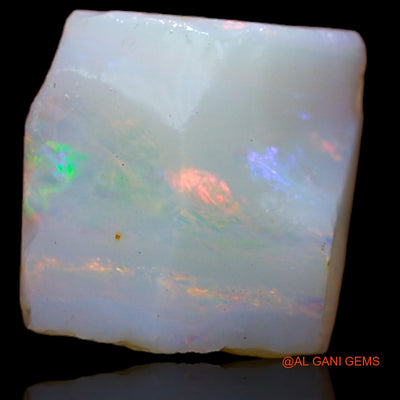 Natural Fire Opal Gemstone 5.75 Cts Loose Fancy Rough From Australia 11x11x6 mm RA-10
