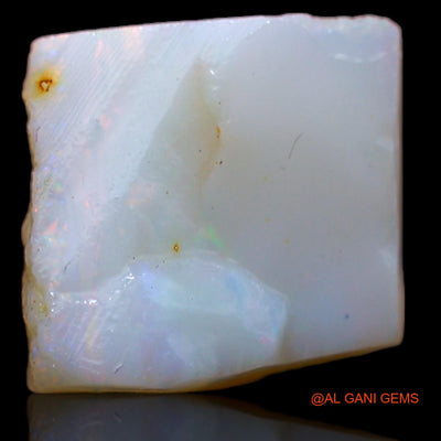 Natural Fire Opal Gemstone 5.75 Cts Loose Fancy Rough From Australia 11x11x6 mm RA-10