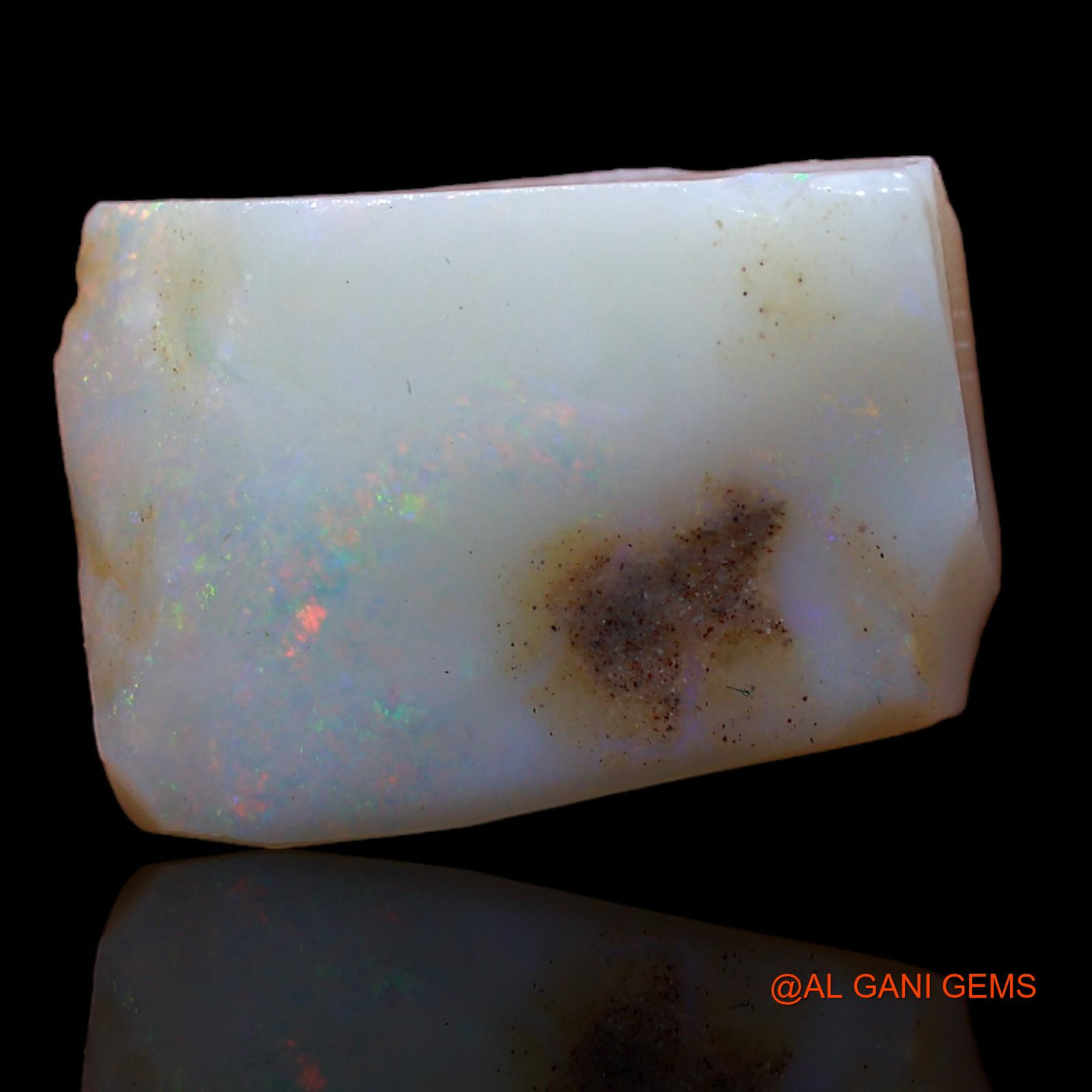 Natural Untreated Fire Opal Loose Gemstone Fancy Rough From Australia 9.40 Cts 18x13x5 mm RA-115