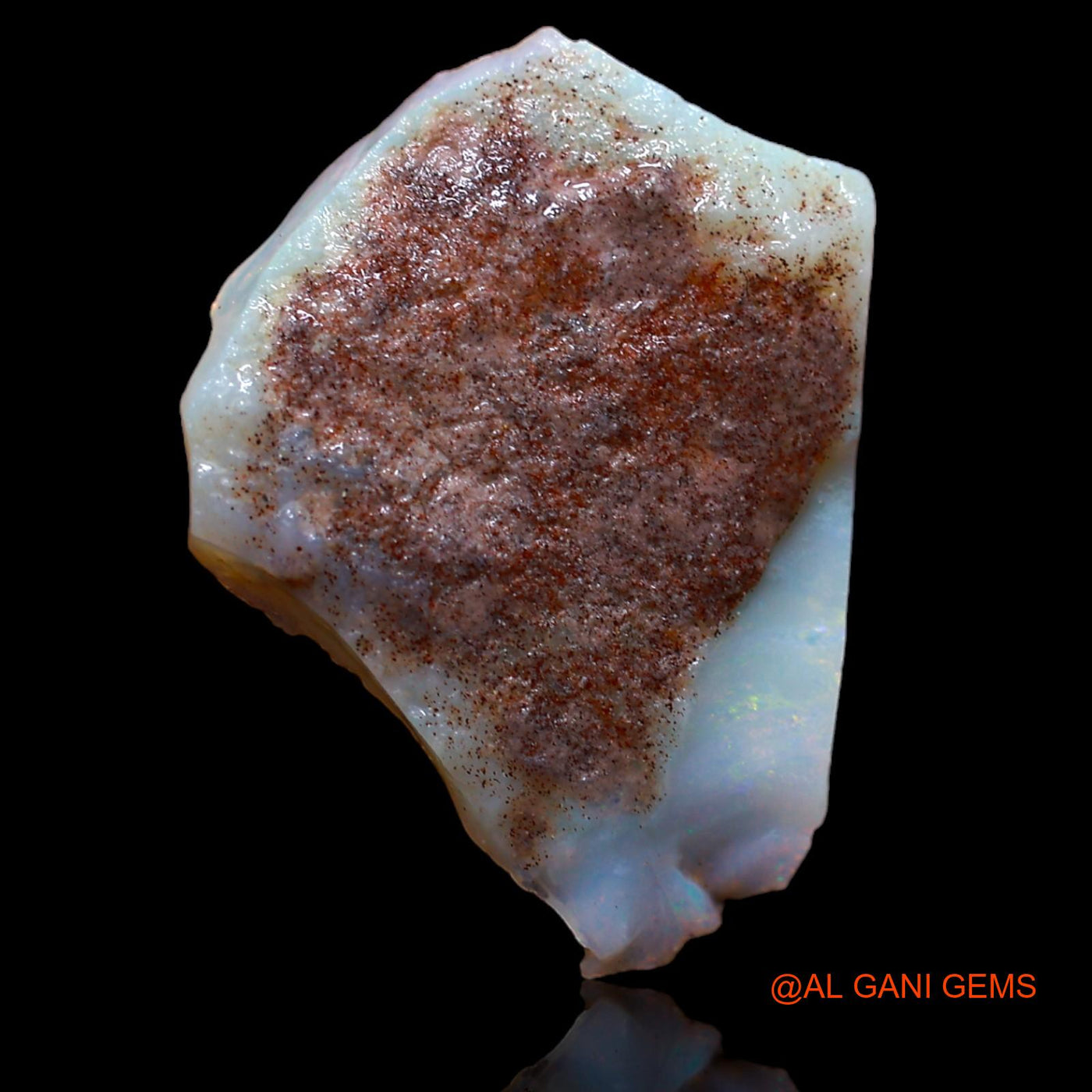 9.60 Cts Natural Australian Fire Opal Loose Gemstone Fancy Rough 23x17x5 mm RA-116