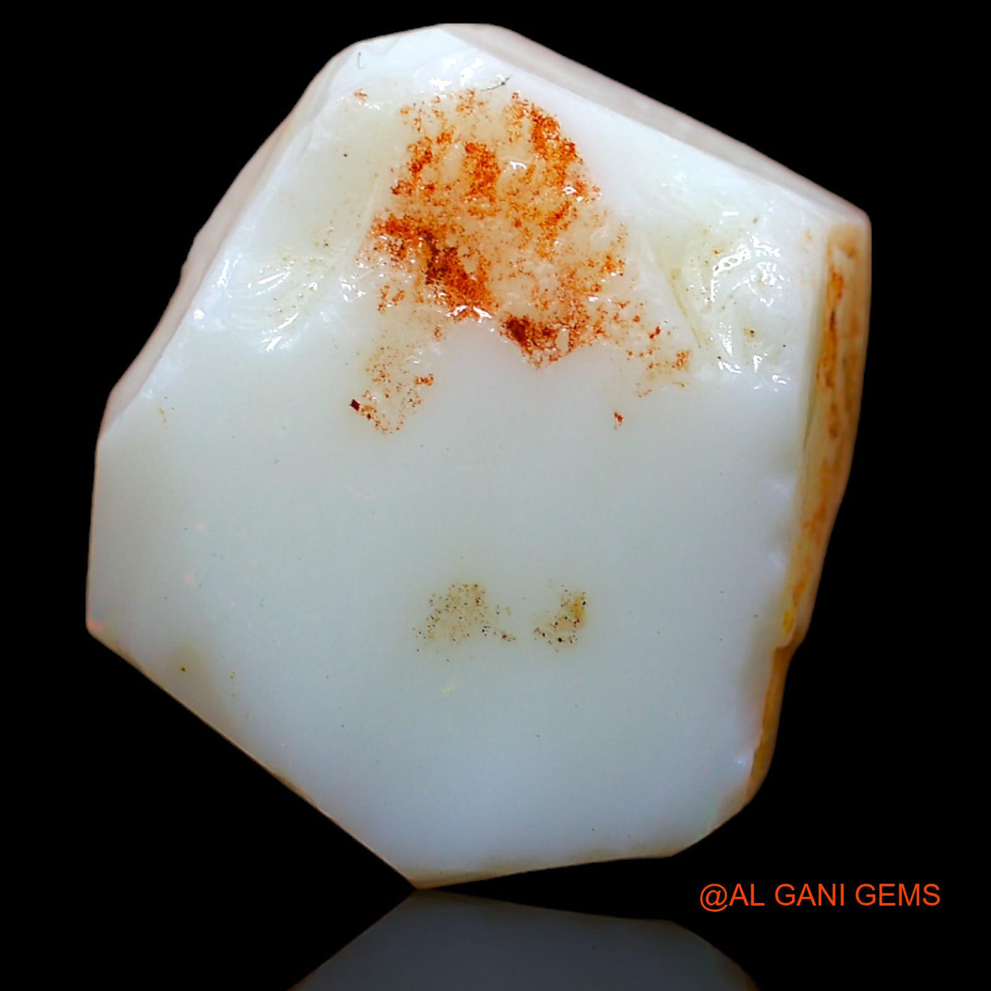 16.25 Cts Natural Australian Fire Opal Loose Gemstone Fancy Rough 20x16x7 mm RA-117