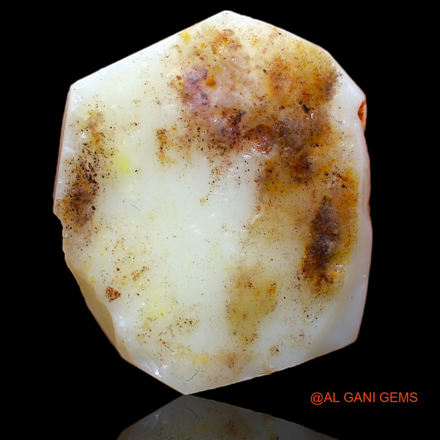 16.25 Cts Natural Australian Fire Opal Loose Gemstone Fancy Rough 20x16x7 mm RA-117