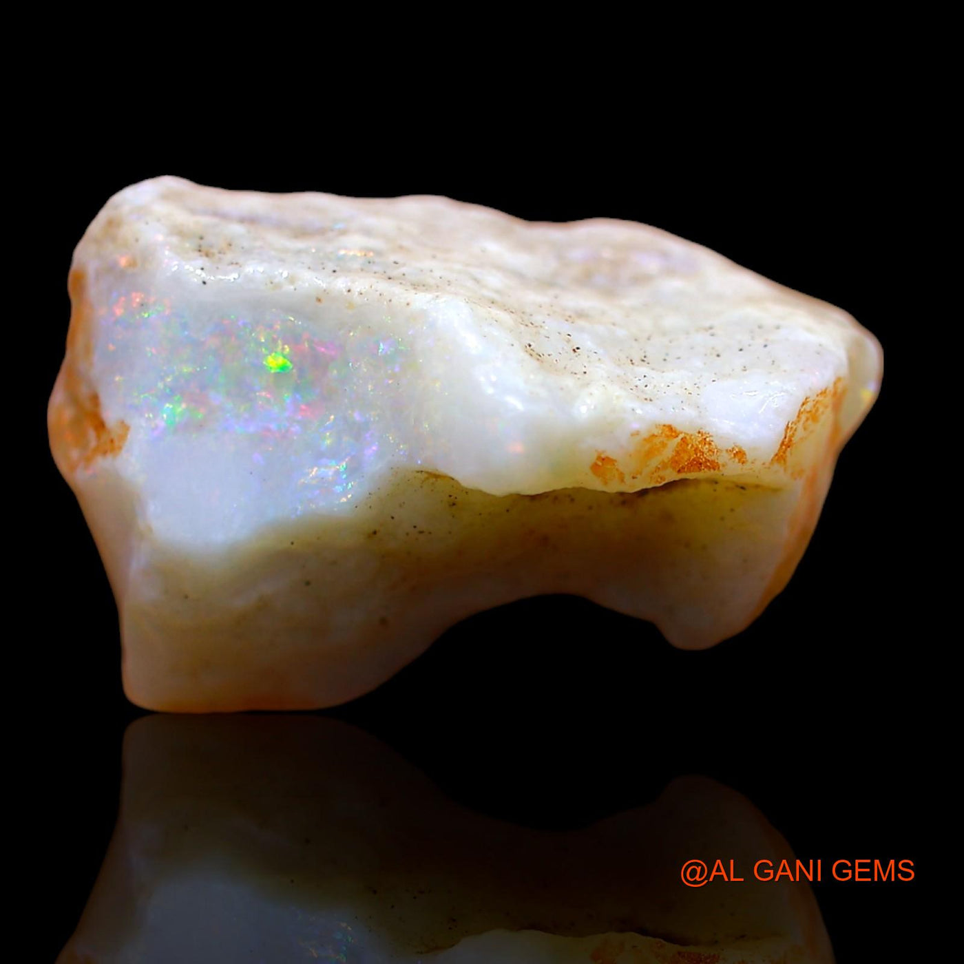 Natural Fire Opal Gemstone 11.30 Cts Loose Fancy Rough From Australia 20x13x11 mm RA-118