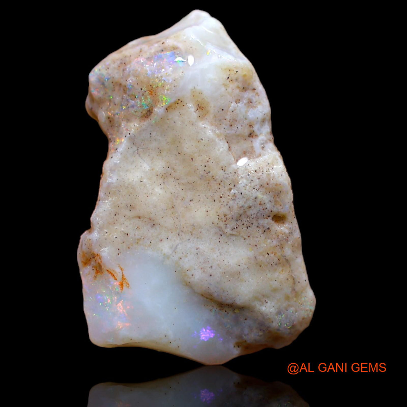 Natural Fire Opal Gemstone 11.30 Cts Loose Fancy Rough From Australia 20x13x11 mm RA-118