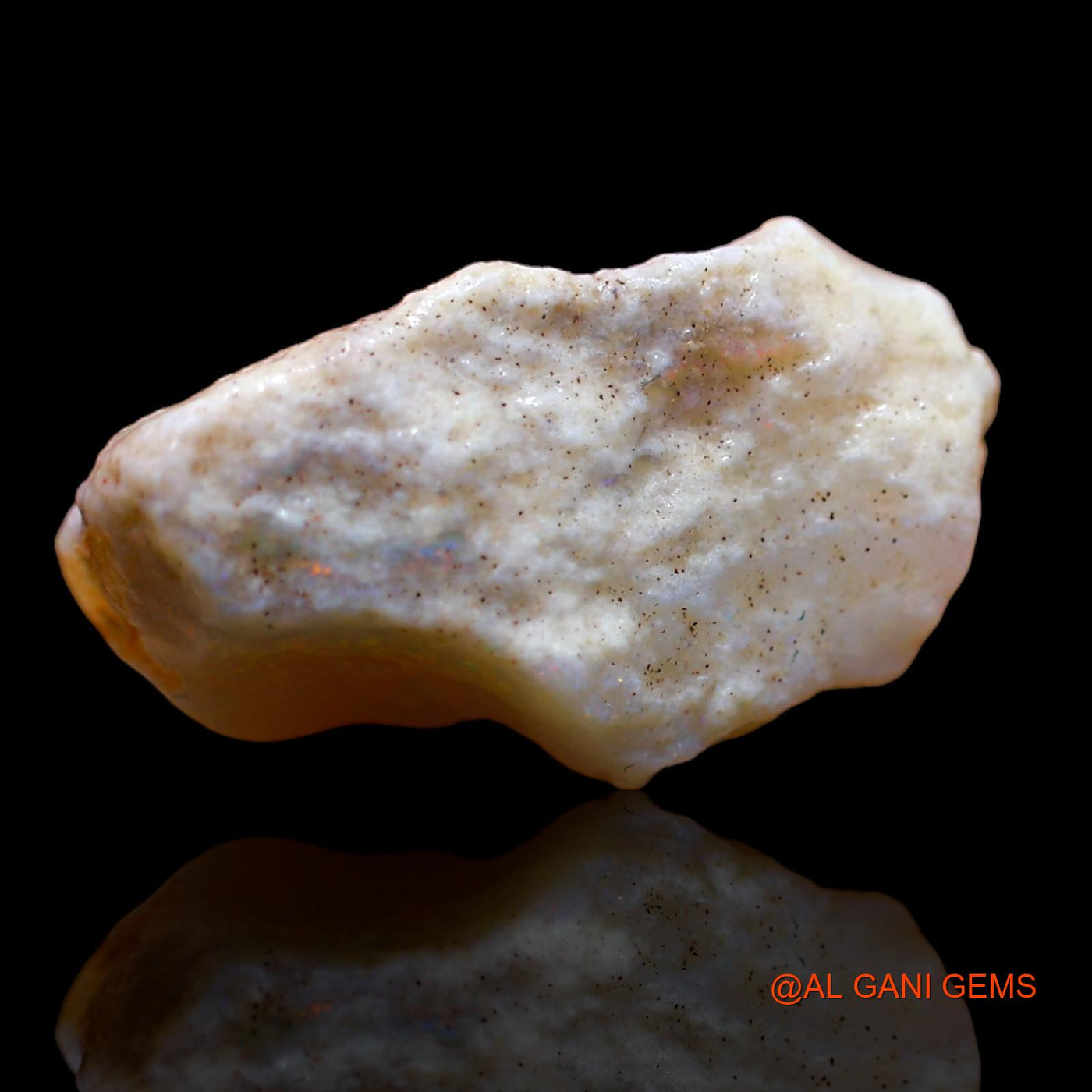 Natural Fire Opal Gemstone 11.30 Cts Loose Fancy Rough From Australia 20x13x11 mm RA-118