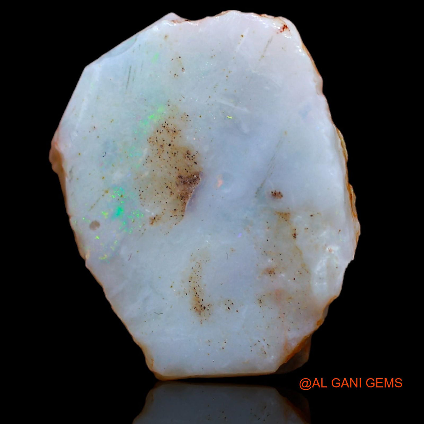 10.85 Cts Natural Australian Fire Opal Loose Gemstone Fancy Rough 19x16x6 mm RA-121