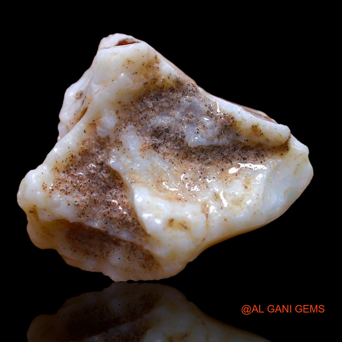 11.65 Cts Natural Australian Fire Opal Loose Gemstone Fancy Rough 23x20x7 mm RA-124