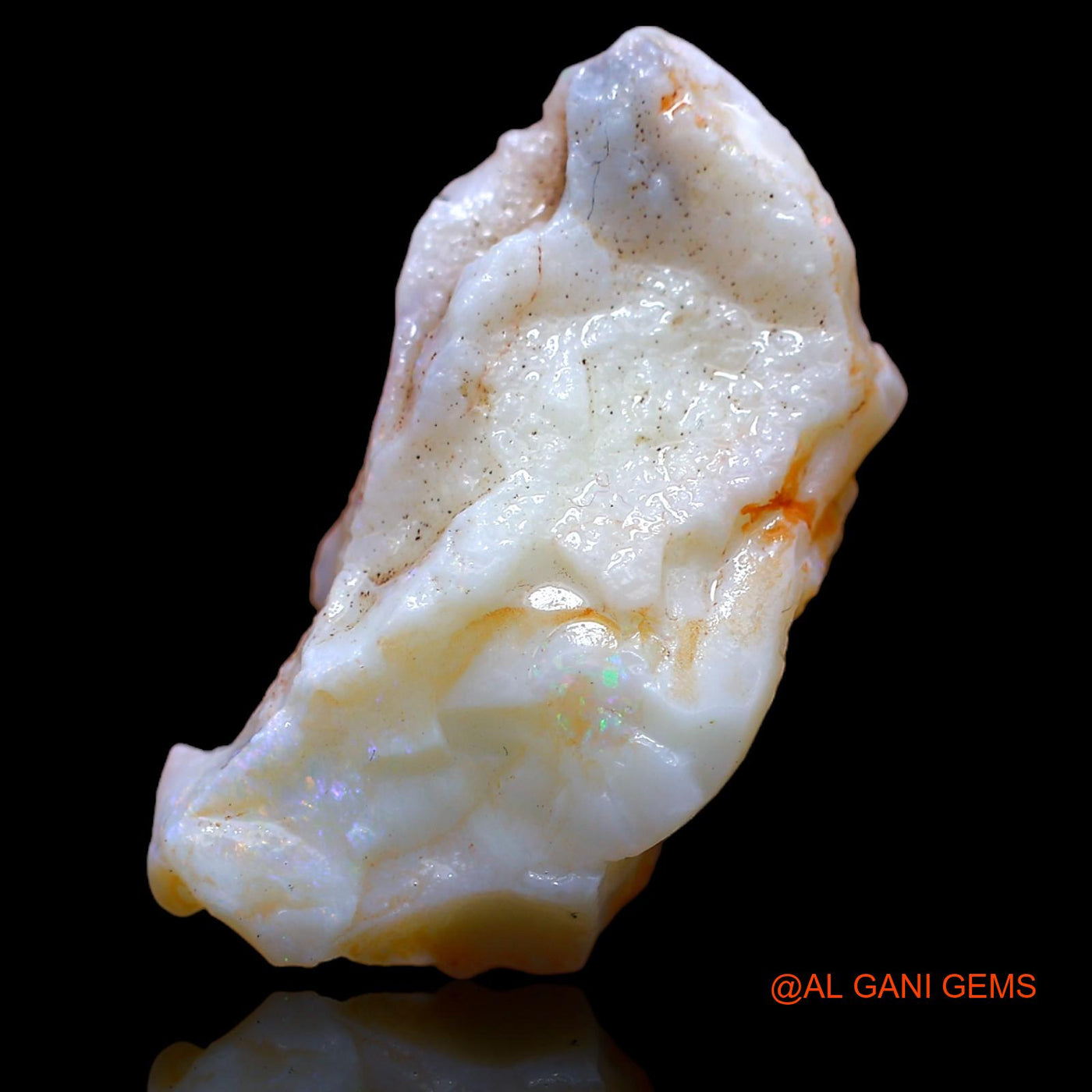 11.65 Cts Natural Australian Fire Opal Loose Gemstone Fancy Rough 26x13x7 mm RA-125