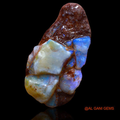Natural Fire Opal Gemstone 8.05 Cts Loose Fancy Rough From Australia 24x13x6 mm RA-128