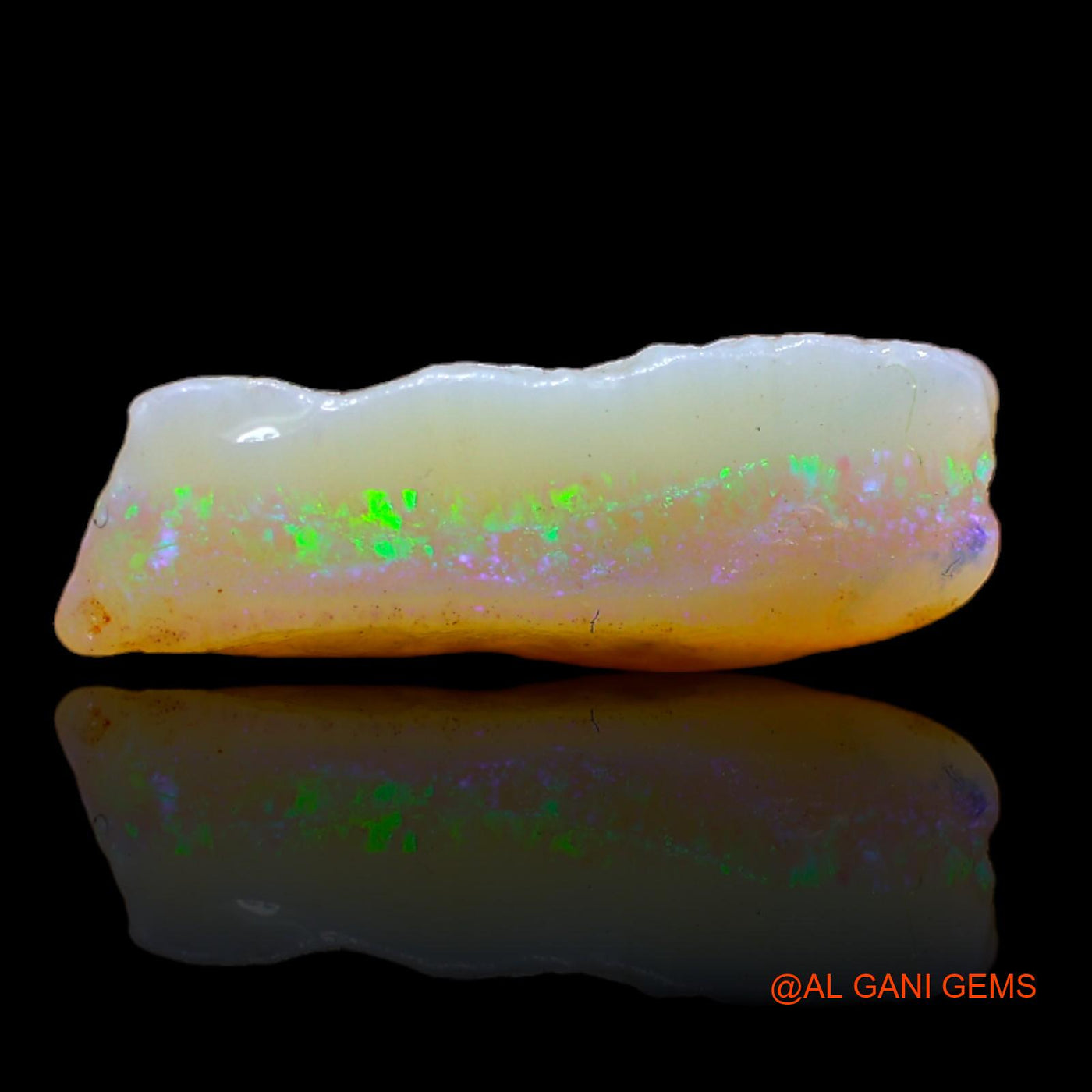 Natural Fire Opal Gemstone 5.60 Cts Loose Fancy Rough From Australia 17x14x5 mm RA-12