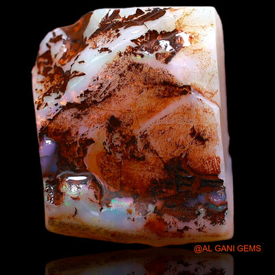 4.70 Cts Unheated Australian Fire Opal Loose Gemstone Fancy Rough Natural 16x13x3 mm RA-132