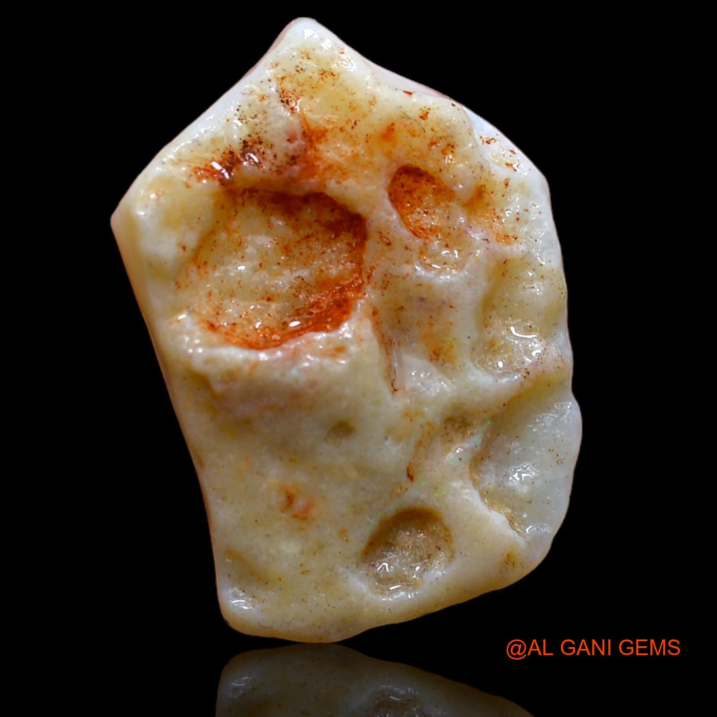 8.60 Cts Unheated Australian Fire Opal Loose Gemstone Fancy Rough Natural 20x14x6 mm RA-135