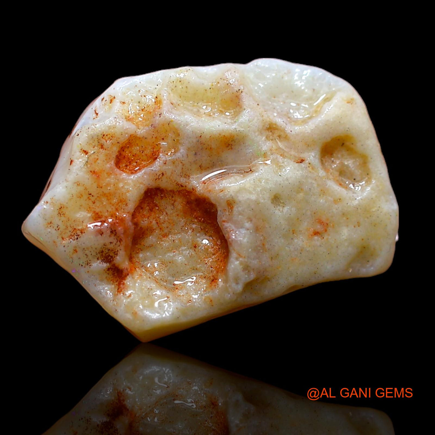 8.60 Cts Unheated Australian Fire Opal Loose Gemstone Fancy Rough Natural 20x14x6 mm RA-135