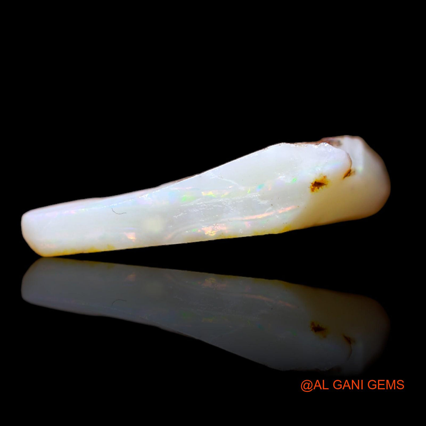 Natural Untreated Fire Opal Loose Gemstone Fancy Rough From Australia 5.60 Cts 22x12x4 mm RA-13
