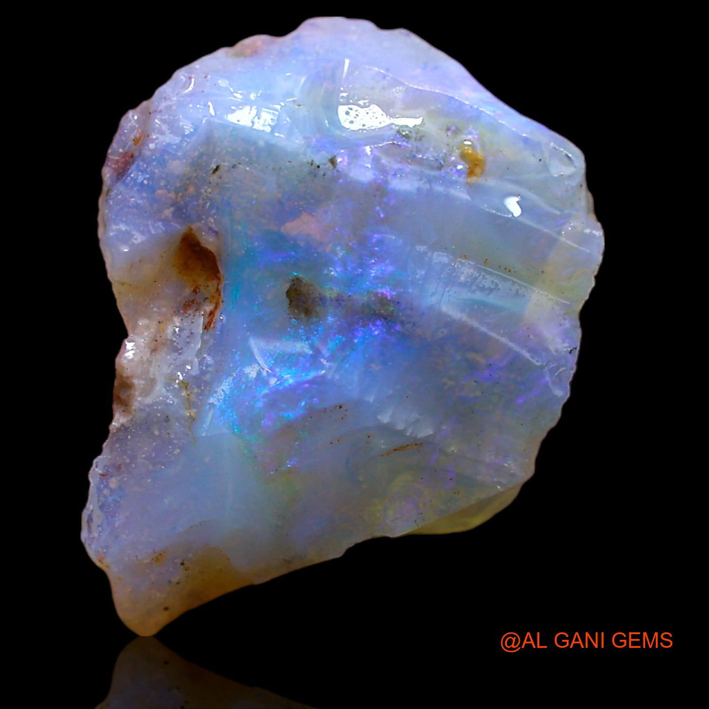 Natural Untreated Fire Opal Loose Gemstone Fancy Rough From Australia 5.00 Cts 17x13x5 mm RA-151