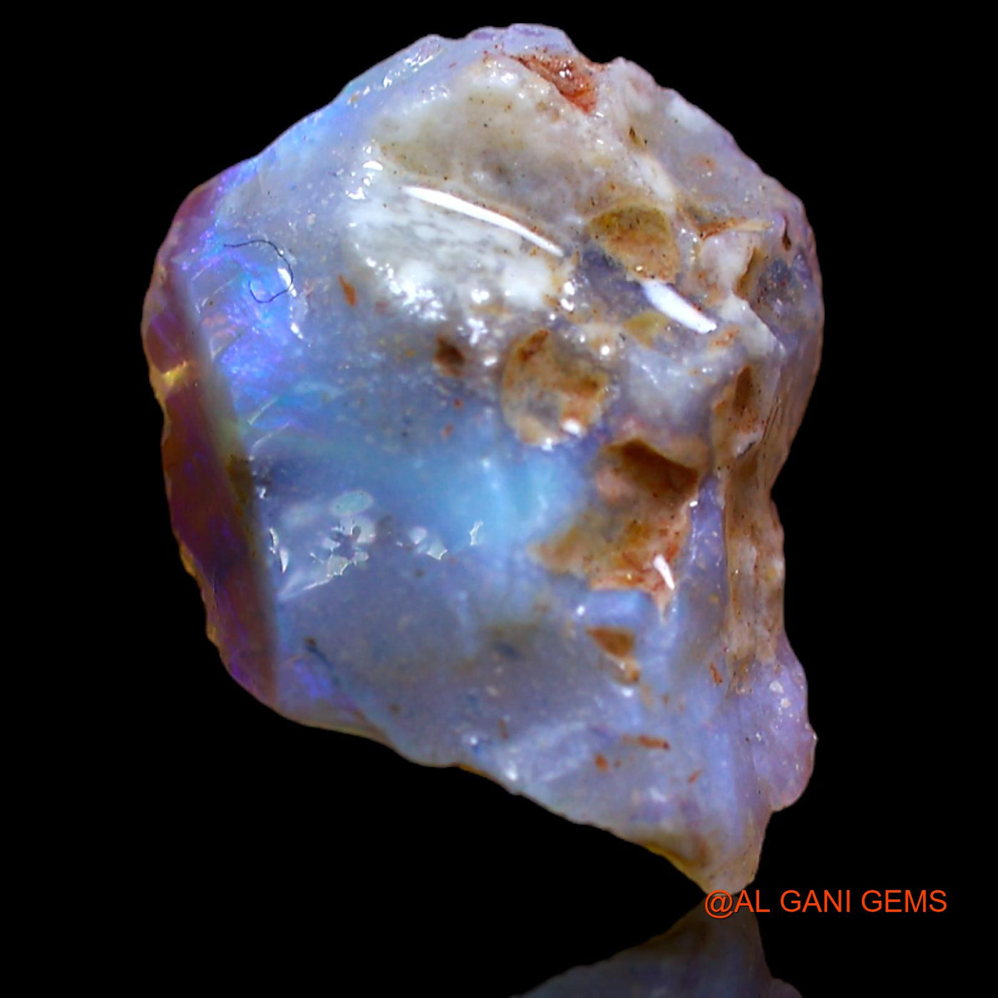 Natural Untreated Fire Opal Loose Gemstone Fancy Rough From Australia 5.00 Cts 17x13x5 mm RA-151