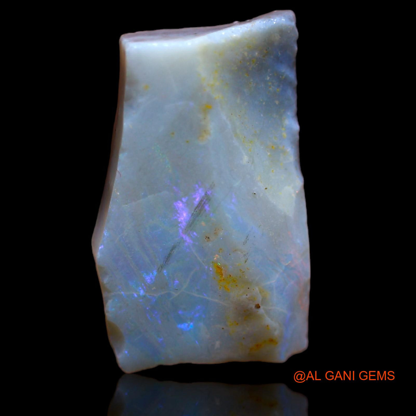 Natural Untreated Fire Opal Loose Gemstone Fancy Rough From Australia 8.70 Cts 18x11x6 mm RA-155