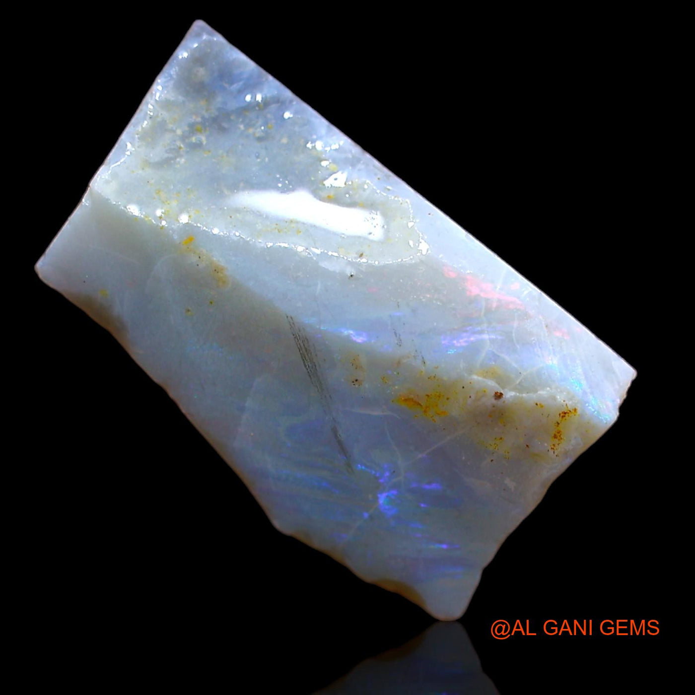 Natural Untreated Fire Opal Loose Gemstone Fancy Rough From Australia 8.70 Cts 18x11x6 mm RA-155