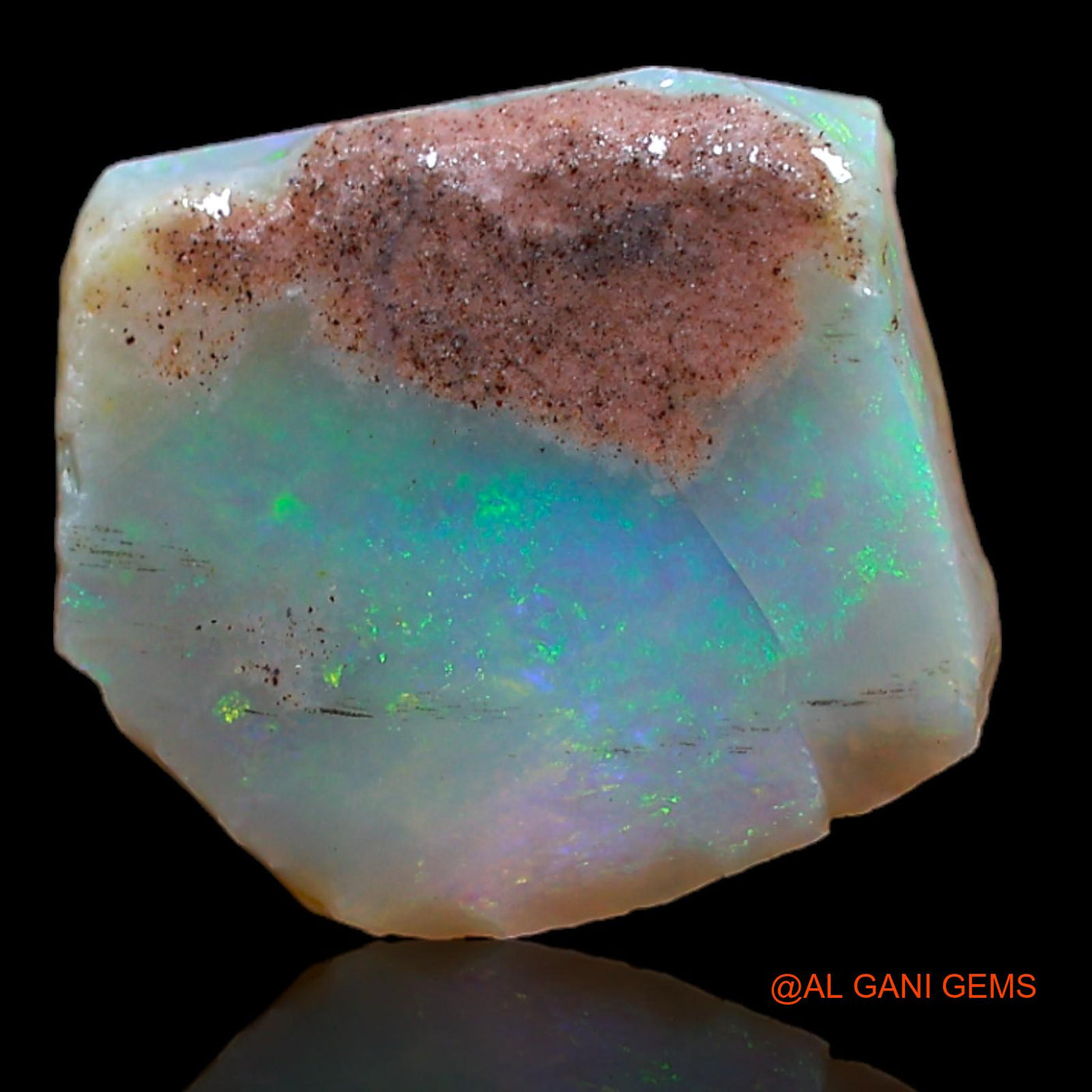 4.25 Cts Natural Australian Fire Opal Loose Gemstone Fancy Rough 13x12x4 mm RA-159