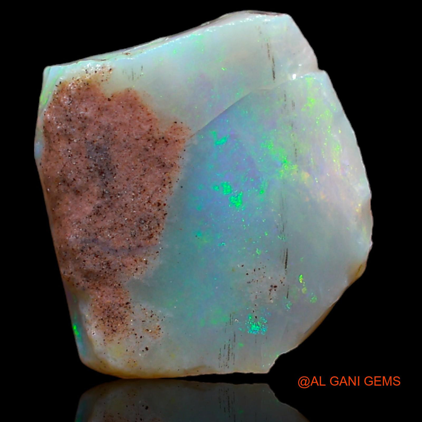 4.25 Cts Natural Australian Fire Opal Loose Gemstone Fancy Rough 13x12x4 mm RA-159
