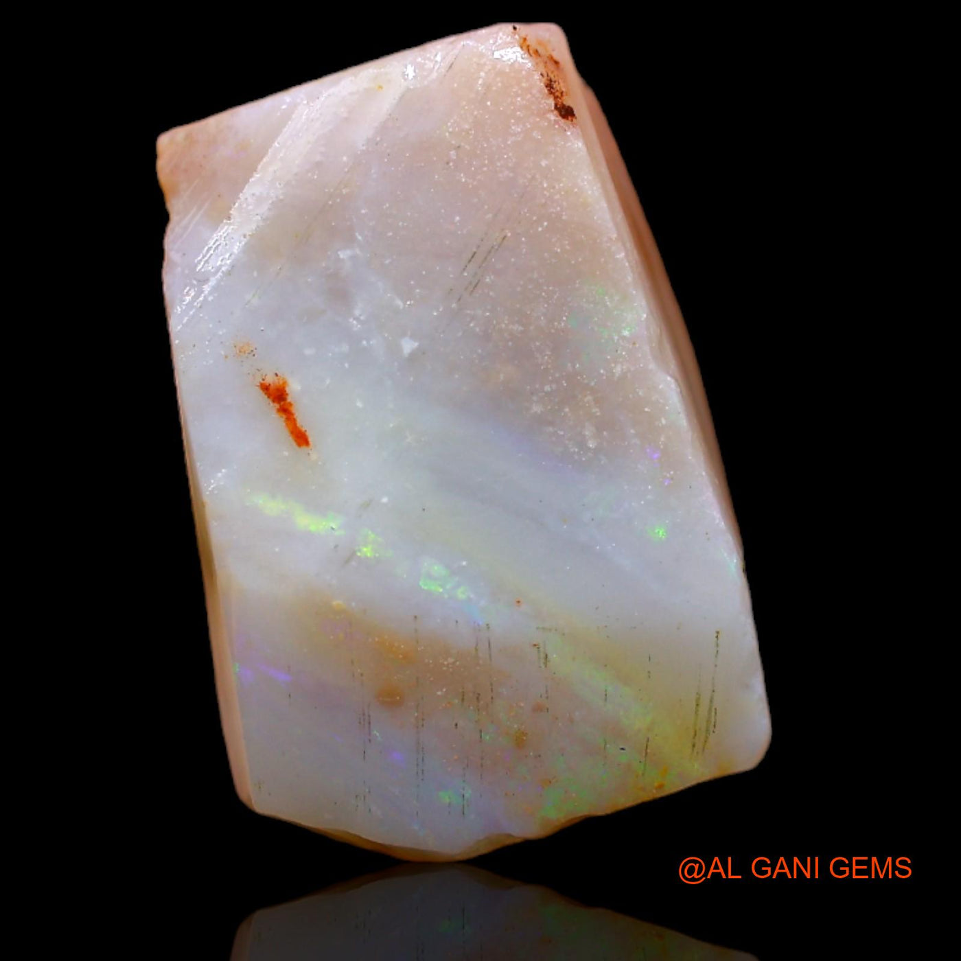 11.10 Cts Natural Australian Fire Opal Fancy Rough Loose Gemstone For Jewelry 17x11x7 mm RA-15