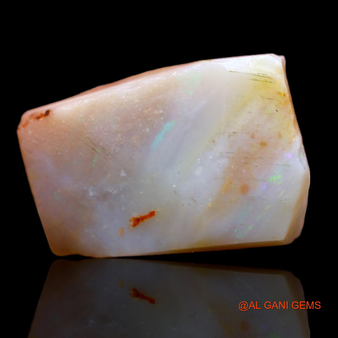 11.10 Cts Natural Australian Fire Opal Fancy Rough Loose Gemstone For Jewelry 17x11x7 mm RA-15