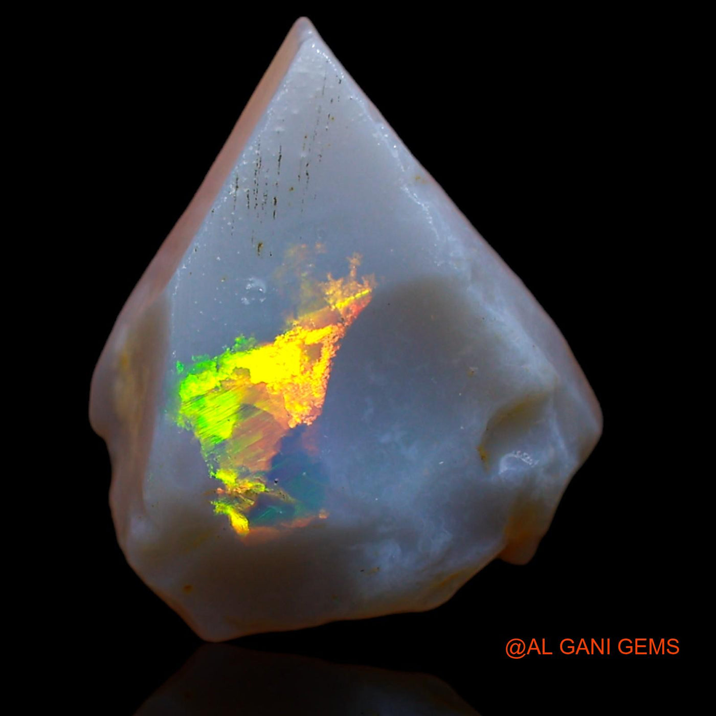 5.00 Cts Unheated Australian Fire Opal Loose Gemstone Fancy Rough Natural 13x11x6 mm RA-160