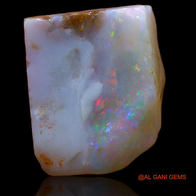 6.95 Cts Natural Australian Fire Opal Loose Gemstone Fancy Rough 13x11x6 mm RA-166