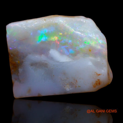 6.95 Cts Natural Australian Fire Opal Loose Gemstone Fancy Rough 13x11x6 mm RA-166