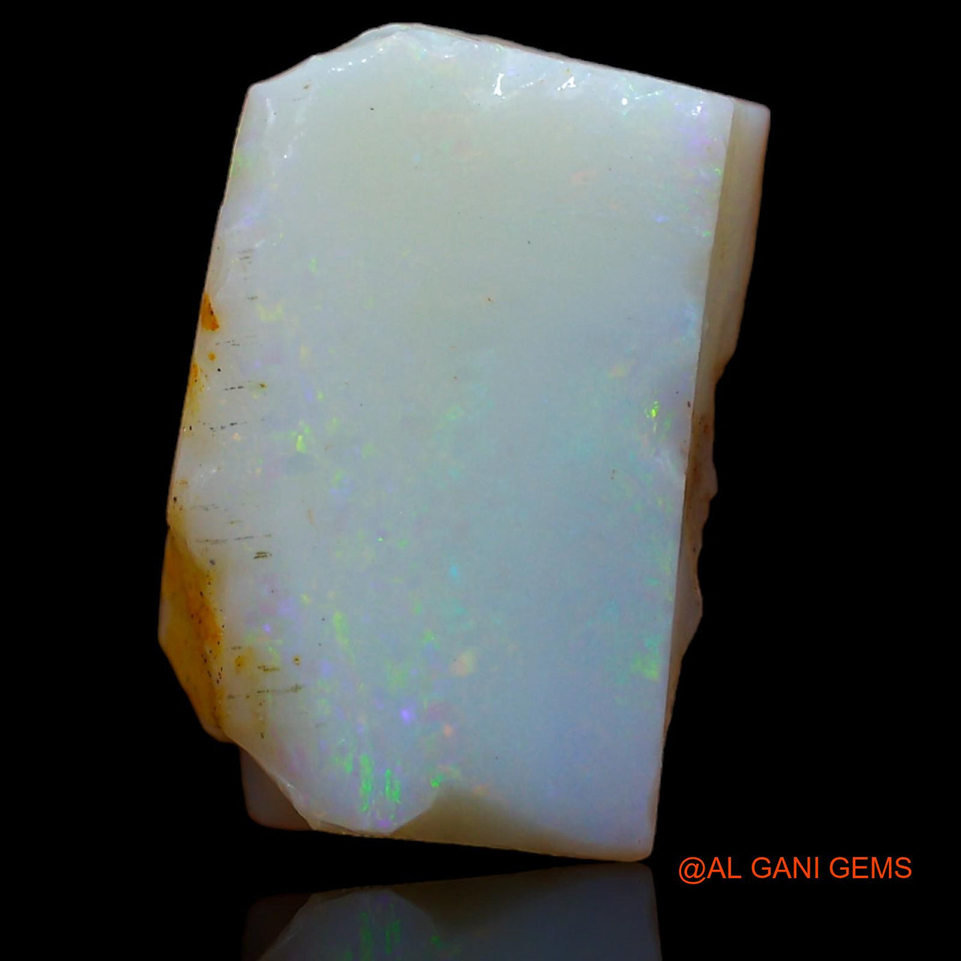 Natural Fire Opal Gemstone 6.80 Cts Loose Fancy Rough From Australia 16x10x5 mm RA-167