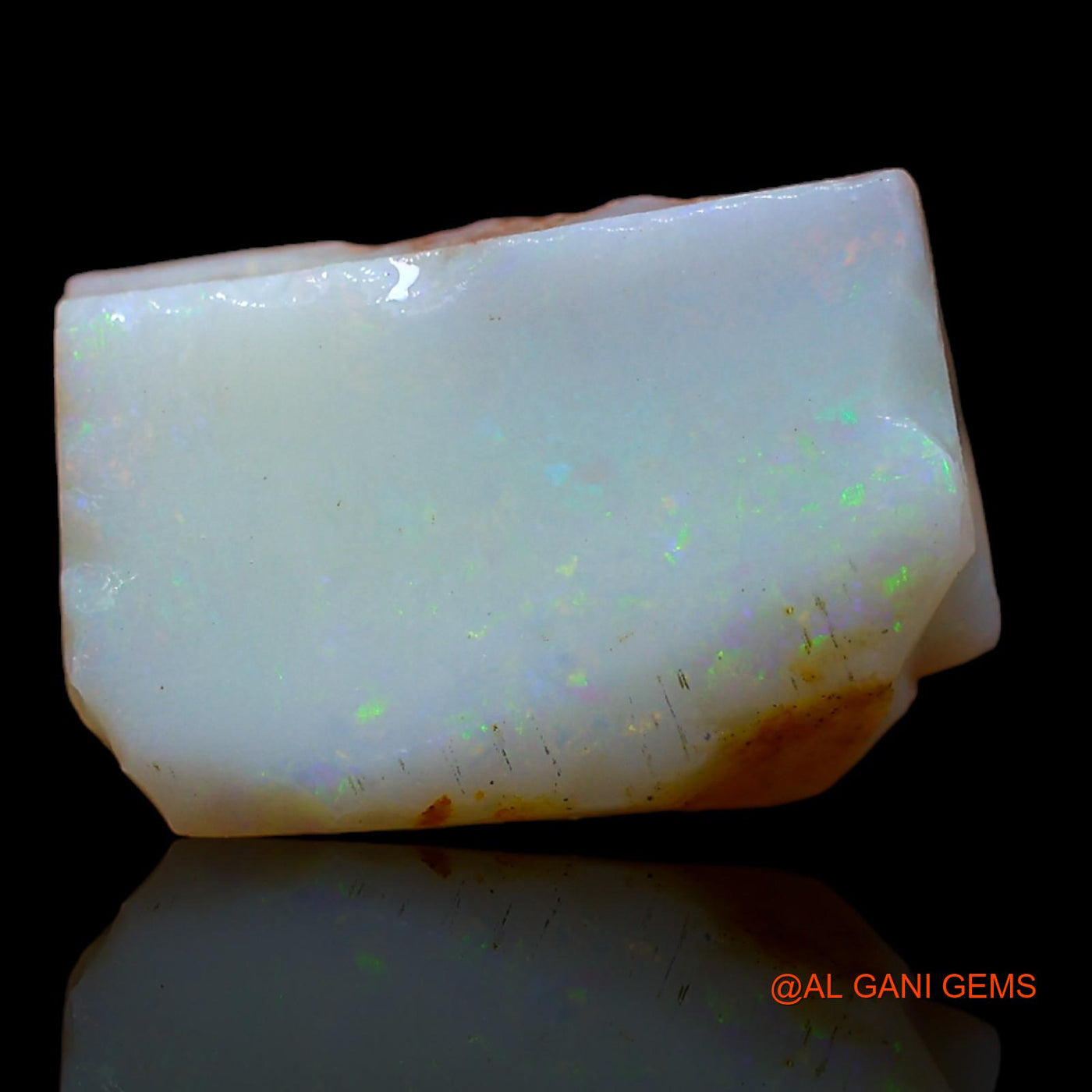 Natural Fire Opal Gemstone 6.80 Cts Loose Fancy Rough From Australia 16x10x5 mm RA-167