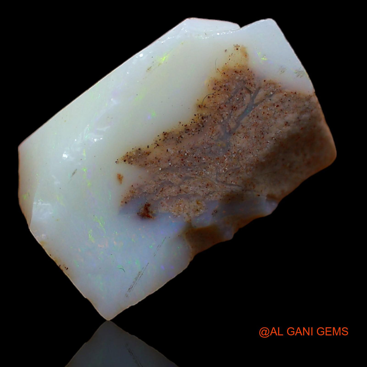 Natural Fire Opal Gemstone 6.80 Cts Loose Fancy Rough From Australia 16x10x5 mm RA-167